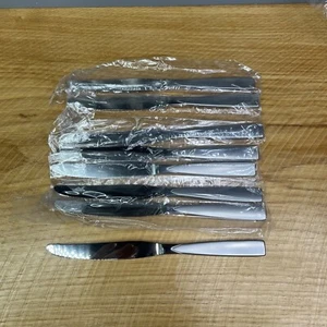 Oneida Stiletto 18/10 Stainless Dinner Knives Set of 8 Frost Handle USA Made New - Picture 1 of 5