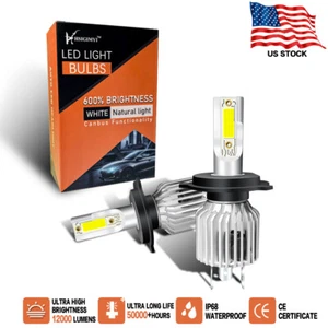 Fit For Ford Focus 2000-2004 LED Headlight Bulbs 9003/H4 Super Bright 300W - Picture 1 of 13