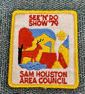 1979 Sam Houston Area Council See'n Do Show Scout Patch - Picture 1 of 2
