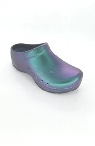 5486 Dansko Kane geformter schwarz schillernder EVA Damen-Clog Größe 37 EU 6,5-7 US - Bild 1 von 9