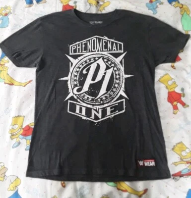 Camiseta AJ Styles WWE Grande P1 Fenomenal Slam Crate WWF TNA Peso Pesado Foto 1 de 4