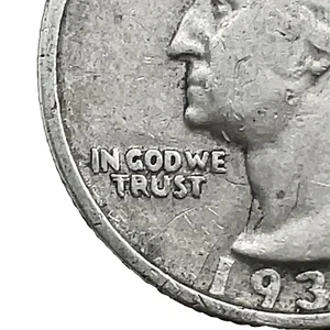 1934 FS-101 DDO Washington Quarter XF-Extremely Fine  90% Silver 25c US Coin #3 - Picture 1 of 8