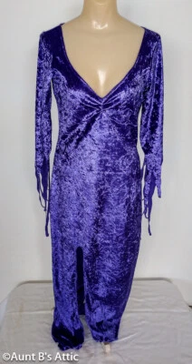 Witch Dress Sexy Velour Jagged Hem Multi Character Halloween Costume Dress - Image 1 of 4