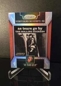 THE ROLLING STONES 🔥 2025 Panini Prizm Silver Singles Artwork As Tears Go By #9 - Bild 1 von 2
