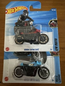 NEW 2025 Hot Wheels HONDA CB750 CAFE MOTO SERIES Racing MOTORBIKE RARE Lot 2 - Picture 1 of 5