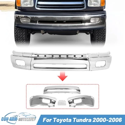 Front Lower Bumper For Toyota Tundra 2000-2006 Chrome Steel TO1002170 521010C020 - Изображение 1 из 4