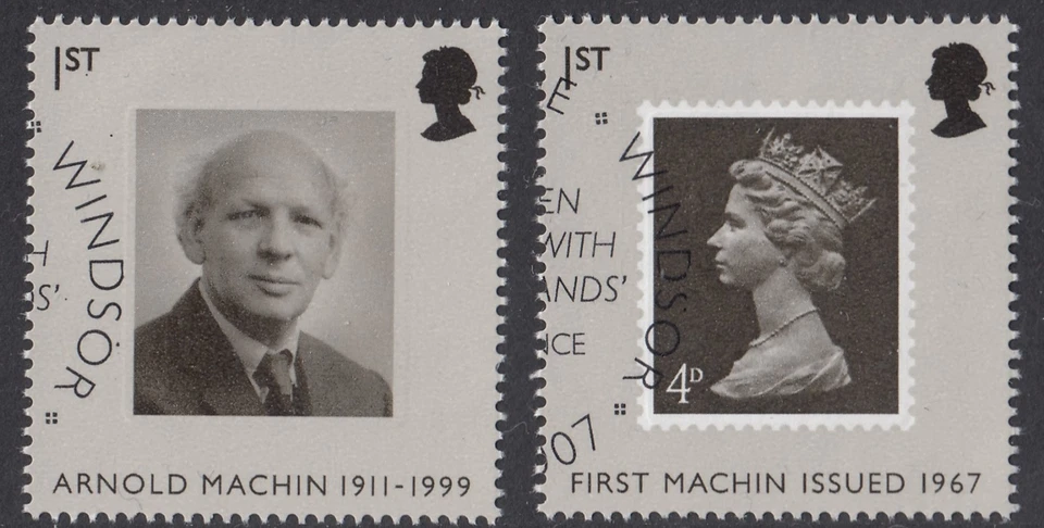 GB 2007 Arnold Machin set SG 2741 - 2742  fine used - Image 1 of 1