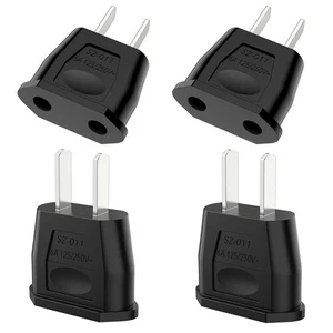 4 Stück Adapter USA Reiseadapter USA Stecker Japan EU to US Adapter Adapter USA - Bild 1 von 24