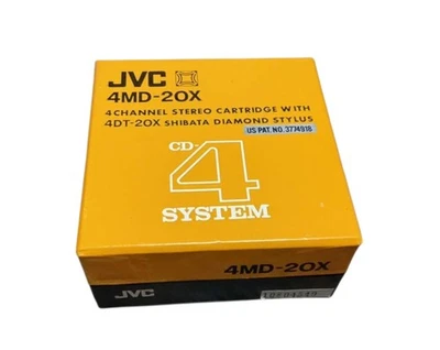 JVC 4MD-20X 4 Channel StereoCartridge, 4DT-20X Shibata Diamond Stylus NOS - Image 1 of 4