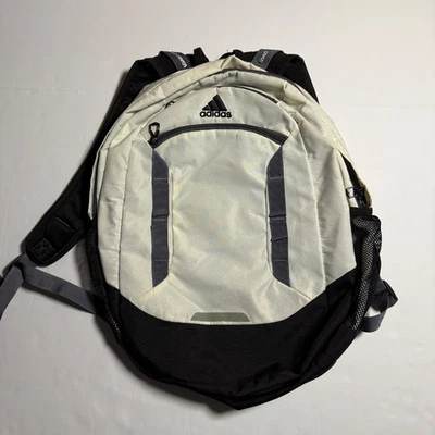 Adidas Mochila Carga Muelle Blanco Negro Multi-Bolsillo Escuela Deportes Ligero Foto 1 de 4