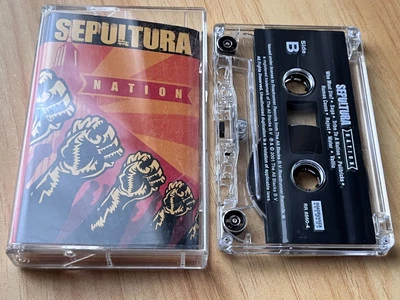 Sepultura Nation Cassette Tape (Sony TH 2001) Metal Thrash Speed 2000s - Image 1 of 3