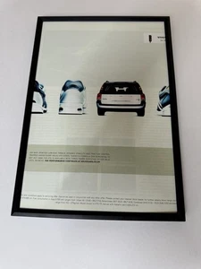 Framed Original 2002 Volvo V70 T5 Magazine Advert Poster Man Cave Wall Art Retro - Picture 1 of 1
