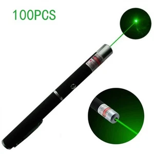 100PC Wholesale 5mW 532nm Visible Green Laser Pen Cat Teasing Pen Light Free DHL - Picture 1 of 8
