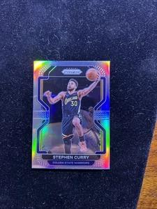 Panini Prizm 2021-22 - Stephen Curry #154 Silver Prizm - Imagen 1 de 3