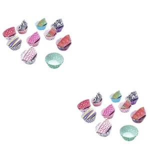  2 Pieces Papier Backformen Cupcake-Förmchen Für Hochzeiten Muffinbecher - Bild 1 von 12