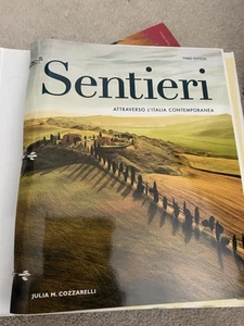 Sentieri 3e Student Edition Loose Leaf Edition Comes With Binder! - Picture 1 of 10