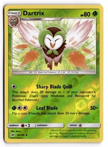 Dartrix 10/149 Sun And Moon Reverse Holo - Picture 1 of 2