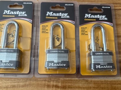 Master Lock  Commercial Lock Key Padlock 3 Pack (3DLHCOM) - Image 1 of 4
