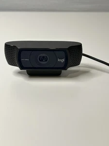 Logitech Pro C920 V-U0028 Kamera internetowa 1080P Full HD Kamera Czarna 30 kl./s Laptop DZIAŁA - Zdjęcie 1 z 6