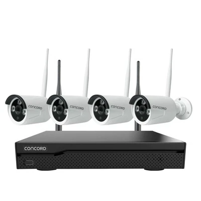 Concord 10 Channel WiFi NVR Kit with 4 x 4K Bullet Cameras IP66 V4 - Image 1 of 4