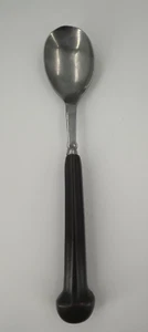 Vintage Denby England Soup Spoon 8 1/4" Brown Ceramic Handle - Picture 1 of 7