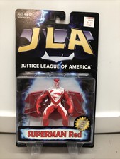 NEW SUPERMAN RED KENNER HASBRO 1998 JUSTICE LEAGUE AMERICA JLA FIGURE DC! s56