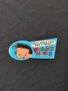 Vintage Fox Bobby's World Quit While You're A Head Autoaufkleber Vinyl-Aufkleber 2"x 4" - Bild 1 von 3
