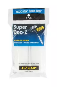 Tela Wooster Super Doo-Z 4-1/2 in. W X 3/8 in. Cubierta de rodillo de pintura de recorte 2 piezas - Imagen 1 de 1