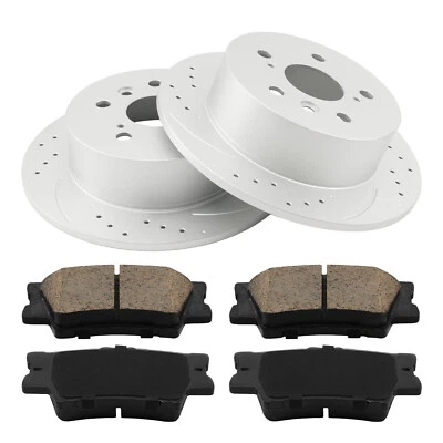 Задние перфорированные щелевые тормозные диски колодки 31608 D1212 для Lexus ES300H 2013-17 18 - Изображение 1 из 4