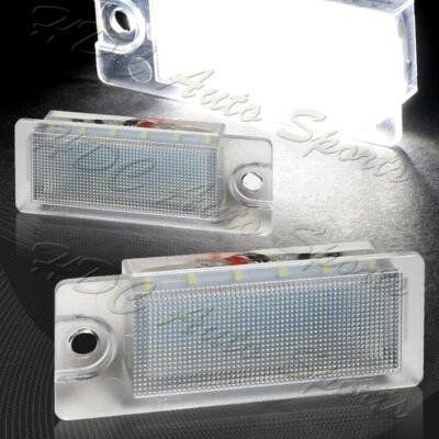 For Volvo S60 S80 XC70 XC90 V70 Xenon White SMD LED 6000K License Plate Lights - Image 1 of 4