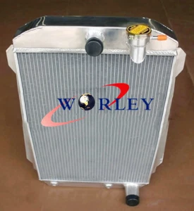 5ROW Aluminum Radiator for Chevy Hot/Street Rod 350 5.7 V8 W/Tranny Cooler 1939 - Picture 1 of 5