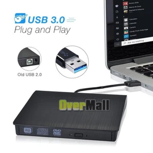 External DVD Drive, USB 3.0 Ultra Slim External CD/DVD-High Speed Data Transfer - Picture 1 of 10