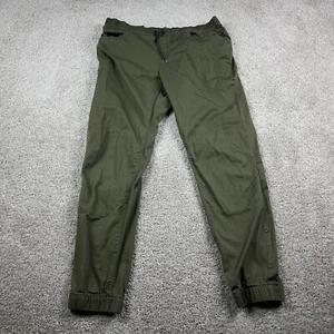Black Diamond Pants Mens Large Green Climbing Hiking Outdoors Durable Utility - Picture 1 of 15