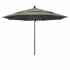 California Umbrella Venture 11' Bronze Market Umbrella in Taupe