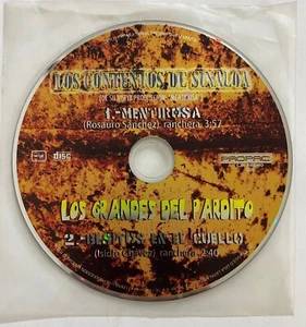LOS CONTENTOS DE SINALOA / LOS GRANDES DEL PARDITO -MENTIROSA / BESITOS-PROMO CD - Picture 1 of 1
