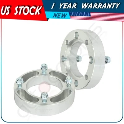 1.5" 4x137 10x1.25 studs silver 2 pcs wheel spacers for Bombardier Max Commander - Image 1 of 4