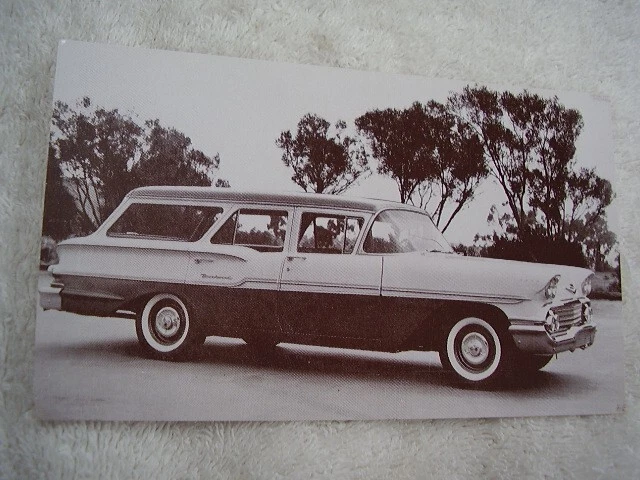 Chevrolet Brookwood 1958 camioneta concesionario postal nunca usada Foto 1 de 1