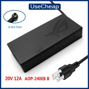 20V 12A ADP-240EB B Laptop Charger For Asus ROG 15 Zephyrus M16 S15 S17 Duo 15 - Picture 1 of 9