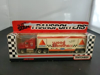 MATCHBOX 1993 SUPER STAR TRANSPORTERS LIMITED EDITION WOOD 21 BROTHERS CITGO NEW - Image 1 of 4