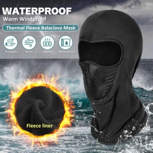 Windproof Fleece Neck Winter Warm Balaclava Ski Full Face Mask for Cold Weather - Picture 1 of 6