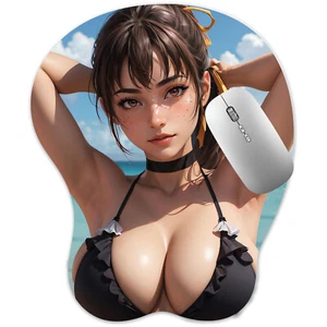 Alfombrilla de ratón 3D Oppai Alfombrilla de ratón con reposamuñecas Alivio del dolor Anime Manga Pad Kasumi - Imagen 1 de 6