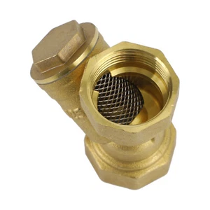 1" NPT Thread Y Shaped Brass Strainer Filter Valve Connector For Water Oil!! - Picture 1 of 16