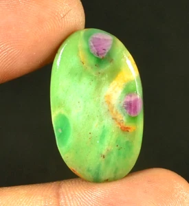 100% Natural Ruby in Fuchsite Mix Shape Cabochon Loose Gemstone - Picture 1 of 113