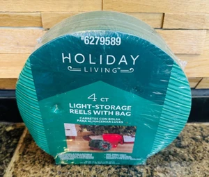 Holiday Living 4 -Reel 200 -Light 10.25-in W x 14-in H Red String Light Storage - Picture 1 of 2