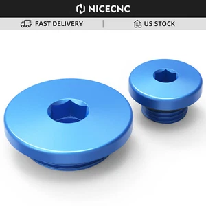 1Pair CNC Engine Cover Plug For Yamaha WR250F WR450F YZ450F ATV YFZ450 2004-2009 - Picture 1 of 10