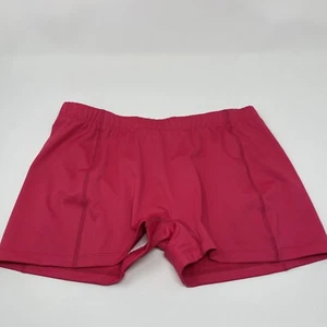 Pink Athletic Shorts Elastic Waist BCG Academy Volleyball Sports Run Large - Picture 1 of 5