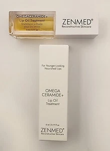 Zenmed - Omega Ceramide + - Lippenöl-Behandlung - pflegende Lippen - 5 ml, 0,17 flüssige Unzen - Bild 1 von 3