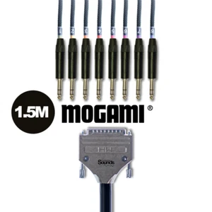 1.5m D-SUB Analog Tascam Standard DB25 Multicore Mogami | 8 Way NP3X Neutrik - Picture 1 of 10