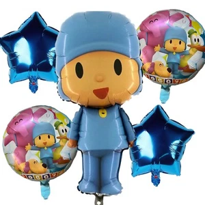 ¡Globos de fiesta de cumpleaños Pocoyo! ¡VENDEDOR DE EE. UU.! ¡ENVÍO FASH! ¡Suministro para fiesta! XL AZUL - Imagen 1 de 5