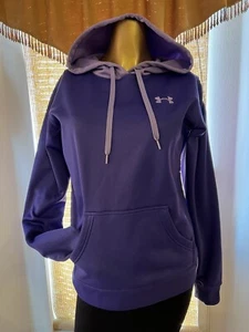 Under Armour Hoodie Women’s Small Purple Two Tone - Picture 1 of 4